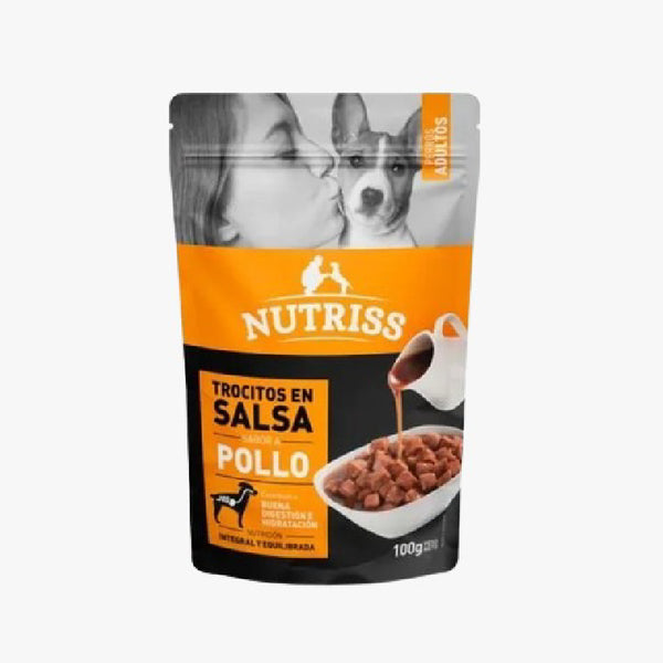 ALIMENTO POUCH NUTRISS 100G ADULTO POLLO